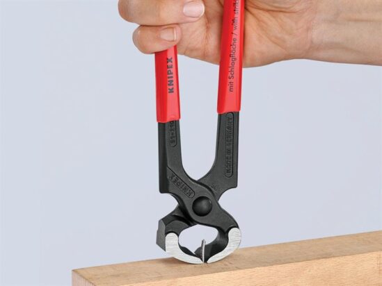 Hammerhead Style Carpenter's Pincers PVC Grip 210mm (8.1/4in) - Image 3