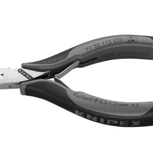 ESD Electronics Diagonal Cutters - Pointed Head Small Bevel 115mm