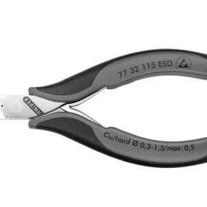 ESD Electronics Diagonal Cutters - Pointed Head Small Bevel 115mm - Image 2