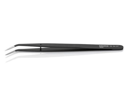 Universal Bent Nose Tweezers 155mm - Image 2