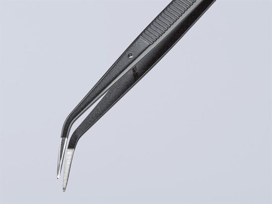 Universal Bent Nose Tweezers 155mm - Image 3
