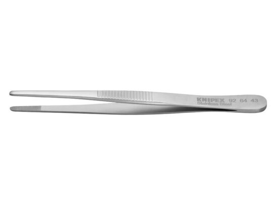 Stainless Steel Universal Blunt Nose Tweezers 120mm - Image 2