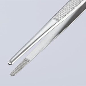 Stainless Steel Universal Blunt Nose Tweezers 120mm - Image 3