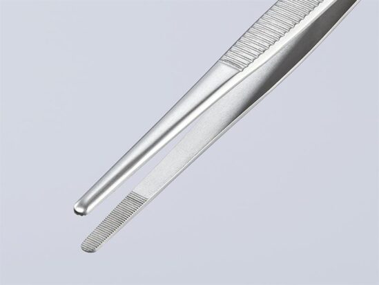 Stainless Steel Universal Blunt Nose Tweezers 120mm - Image 3