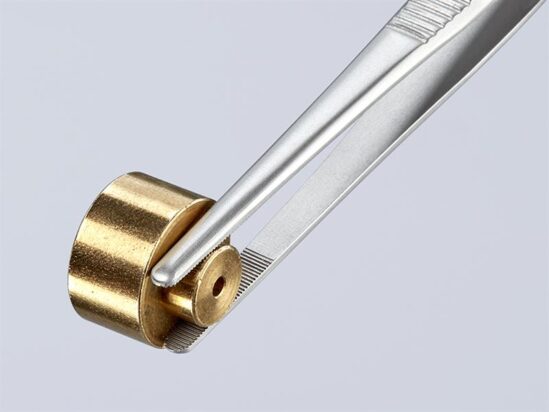 Stainless Steel Universal Blunt Nose Tweezers 120mm - Image 4