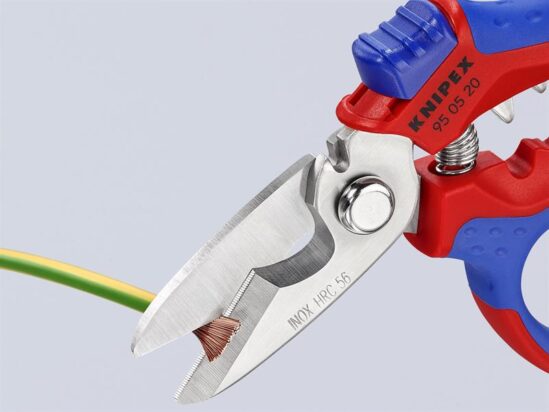 Angled Electricians' Shears 160mm - Image 3