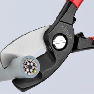 Cable Shears with Twin Cutting Edge PVC Grip 200mm
