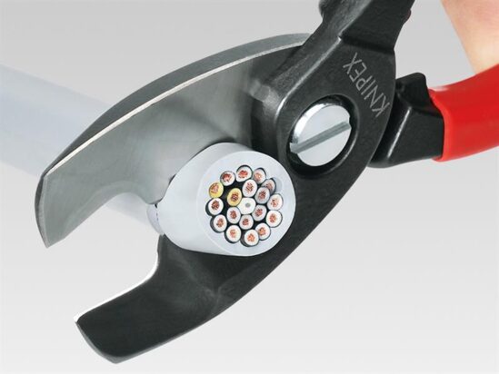 Cable Shears with Twin Cutting Edge PVC Grip 200mm - Image 5