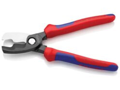 Cable Shears with Twin Cutting Edge Multi-Component Grip 200mm