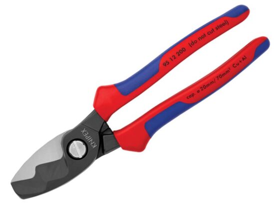 Cable Shears with Twin Cutting Edge Multi-Component Grip 200mm - Image 5