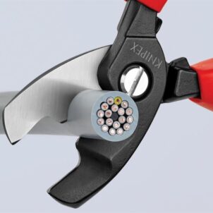 Cable Shears with Twin Cutting Edge Multi-Component Grip 200mm - Image 3
