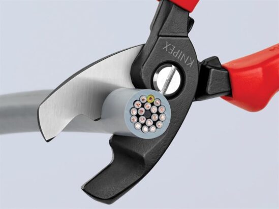 Cable Shears with Twin Cutting Edge Multi-Component Grip 200mm - Image 3