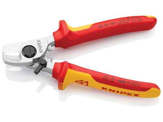 VDE Cable Shears with Return Spring 165mm