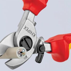VDE Cable Shears with Return Spring 165mm - Image 5