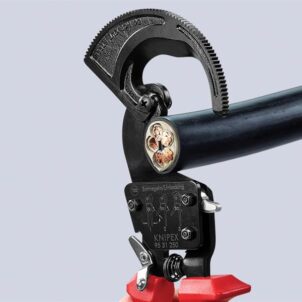 Ratchet Action Cable Shears Multi-Component Grip 250mm - Image 2