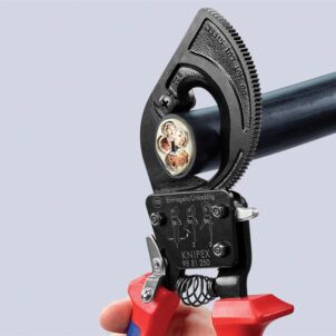 Ratchet Action Cable Shears Multi-Component Grip 250mm - Image 4
