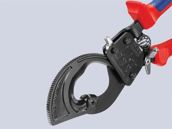 Ratchet Action Cable Shears Multi-Component Grip 250mm - Image 5