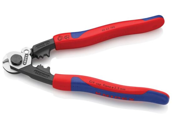 Wire Rope/Bowden Cable Cutters Multi-Component Grip 190mm