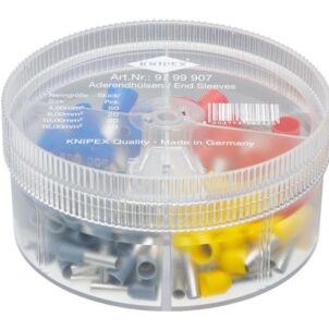 Insulated Wire Ferrules Assortment Box, 100 Piece