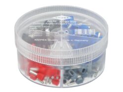 Insulated Twin Wire Ferrules Assortment Box, 200 Piece