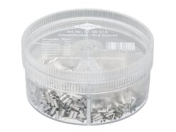 Non-Insulated Wire Ferrules Assortment Box, 1,900 Piece