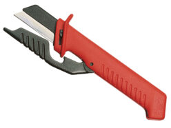 Cable Knife with Hinged Blade Guard