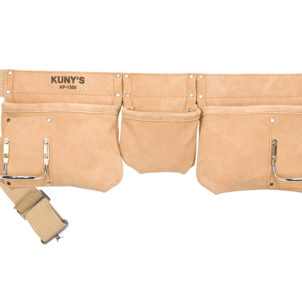 AP-1300 Carpenter's Apron 5 Pocket Suede Leather