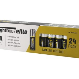 AA LR6 Alkaline Batteries 2400 mAh (Pack 24)