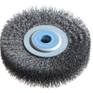 Wheel Brush D80mm x W18-20 x 10 Bore Steel Wire 0.20