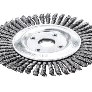 Pipeline Brush 40 Knots 125 x 22.2mm Bore Steel Wire