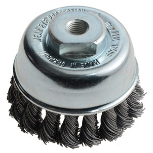 Knot Cup Brush 65mm M10x1.25, 0.50 Steel Wire