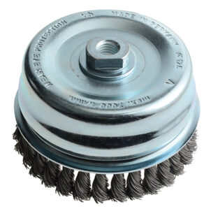 Knot Cup Brush 125mm M14x2.0, 0.50 Steel Wire*