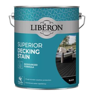 Superior Decking Stain Black 5 litre