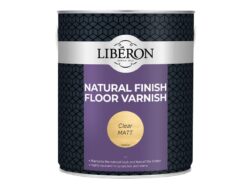 Natural Finish Floor Varnish Clear Matt 2.5 litre