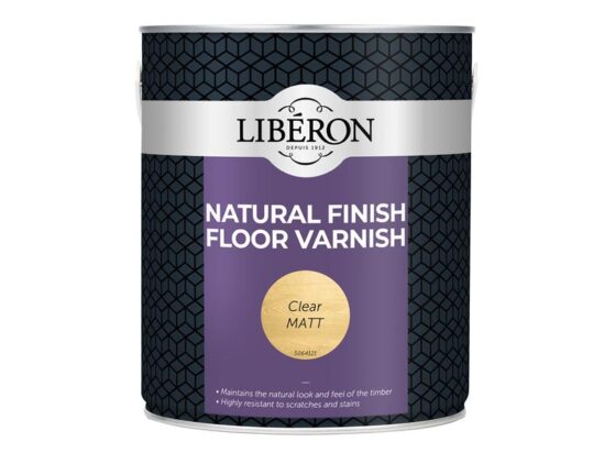 Natural Finish Floor Varnish Clear Matt 2.5 litre