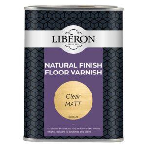 Natural Finish Floor Varnish Clear Matt 1 litre