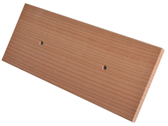 44 Straight Grain Wood Float 12 x 5in