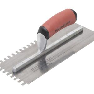 6mm Stainless Steel Square Notched Trowel DuraSoft® Handle