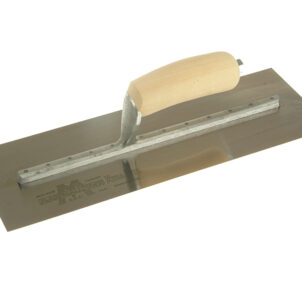 MXS73SS Cement Trowel Stainless Steel Wooden Handle 14 x 4.3/4in