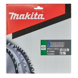 B-33386 Specialized Aluminium Saw Blade 260 x 30mm x 80T
