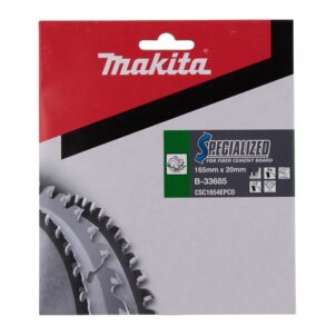 B-33685 Specialized Blade for Fibre Cement Board 165 x 20mm x 4T