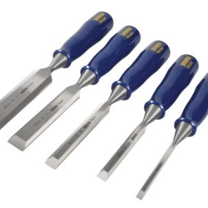 M444 Bevel Edge Chisel Blue Chip Handle Set, 5 Piece