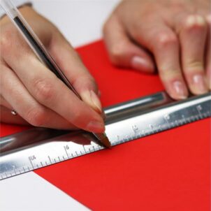 Metal Safety Rule Metric 300mm - Image 3