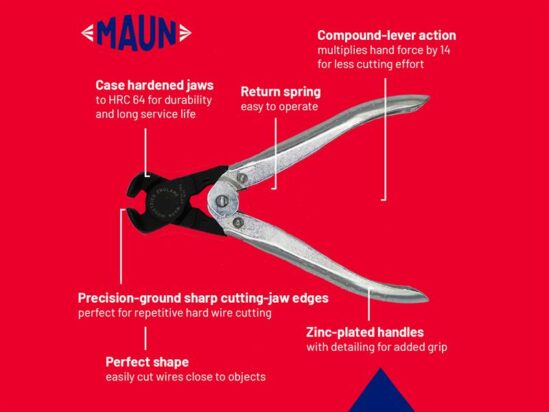 End Cutting Nippers 150mm - Image 4