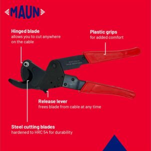 Ratchet Cable Cutter 250mm - Image 2