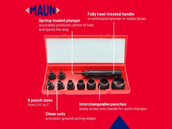 Imperial Wad Punch Kit, 9 Piece - Image 4