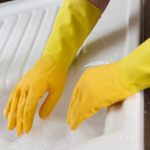 Extra-Life Kitchen Rubber Gloves - Medium (6 Pairs) - Image 3