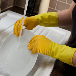 Extra-Life Kitchen Rubber Gloves - Medium (6 Pairs) - Image 4