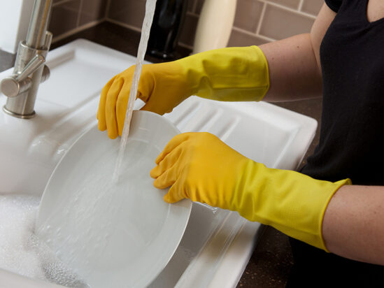 Extra-Life Kitchen Rubber Gloves - Medium (6 Pairs) - Image 4