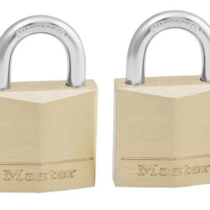 Solid Brass 30mm Padlock 4-Pin - Keyed Alike x 2